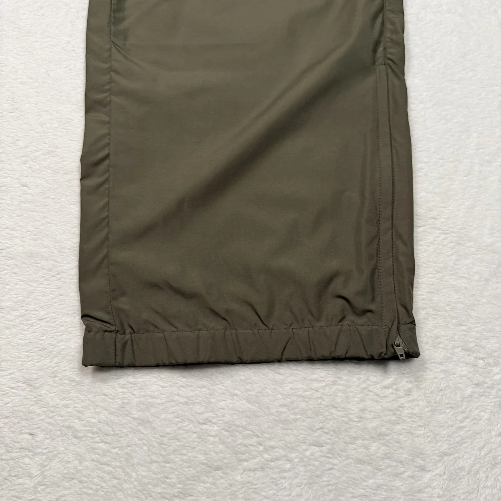 Polo Sport Ralph Lauren Pants Mens Large Olive Green Track Wind Pants Ankle Zips